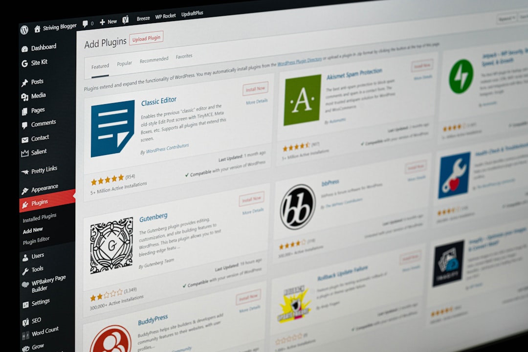 why-choose-us WordPress add new plugins page.